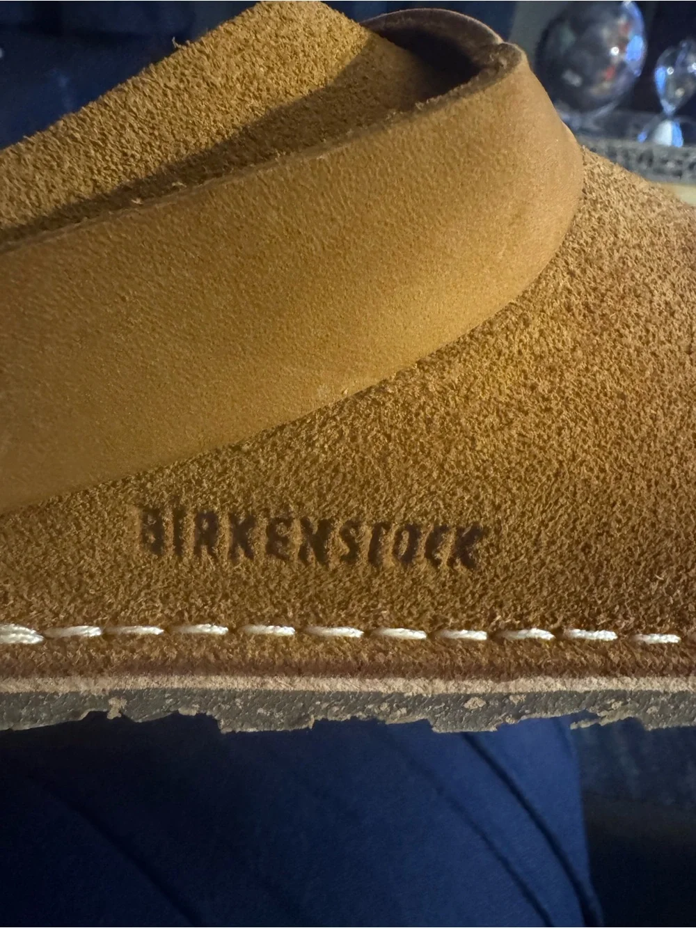 Birkenstock Lutry Premium Suede Mule - Mink Brown, Unisex 9 Men / 11 Women